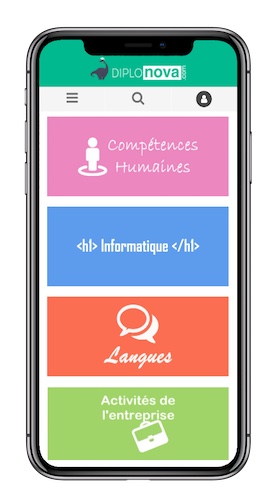 Diplonova.com - Offre de formation sur mobile