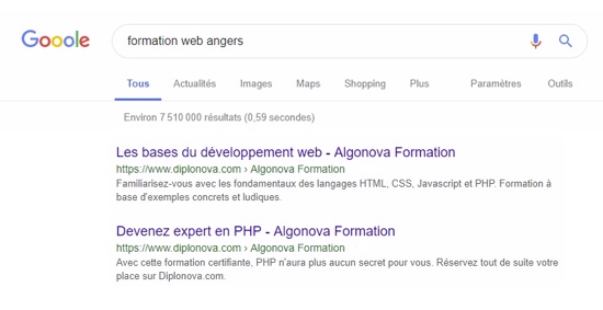 Diplonova.com - Référencement optimisé